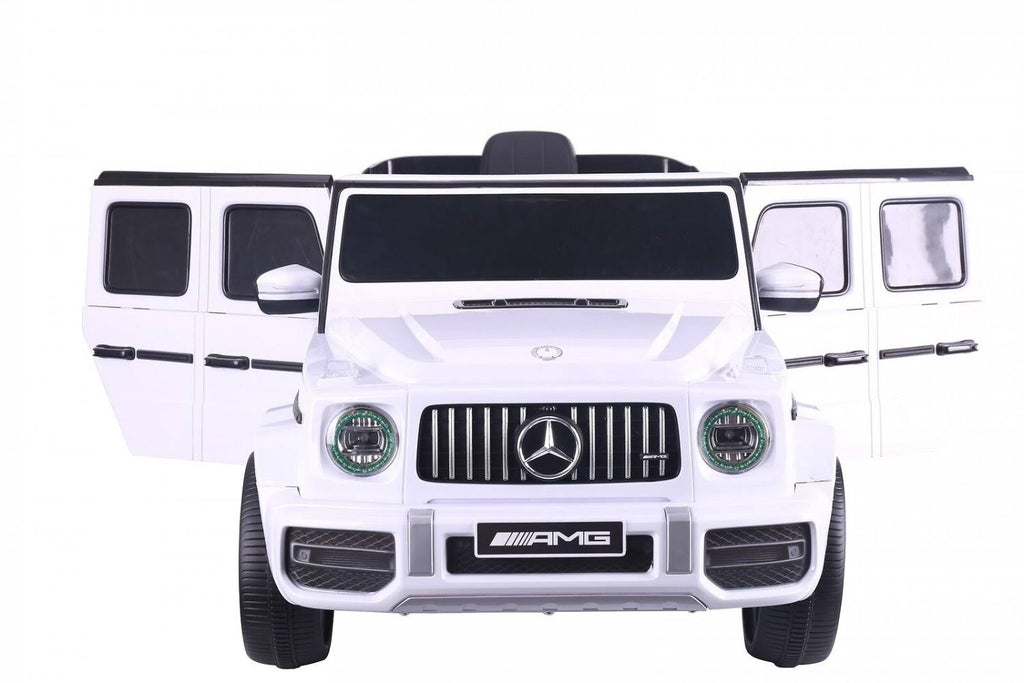 White 6V Kids Ride on Car with MP3 and RC M90268
