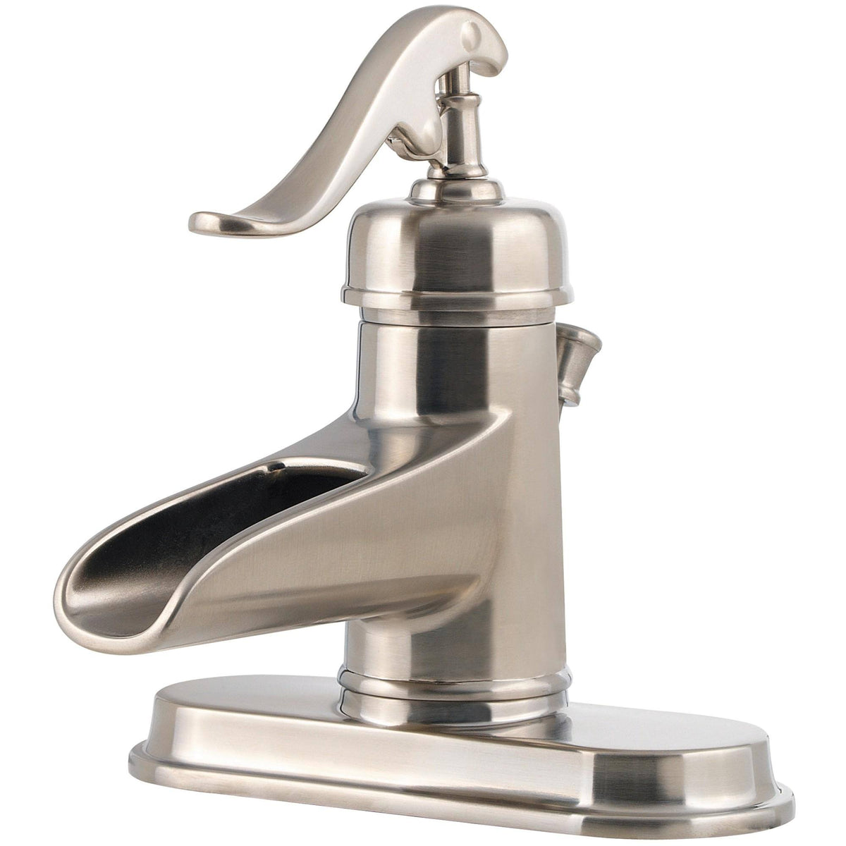 Polished Chrome Single-Handle Bathroom Faucet Y3785