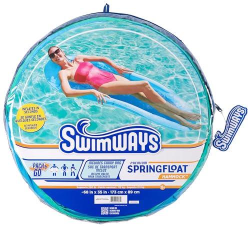 Sky Blue Inflatable Pool Lounger O369