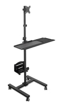 Mobile Cart with Monitor Mount and CPU Holder A3468