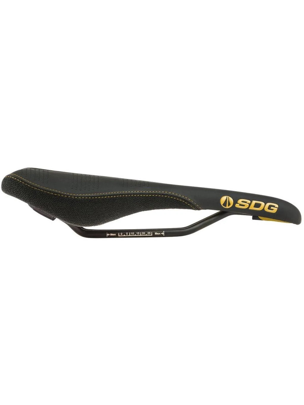 Black / Gold Rail Saddle G45036