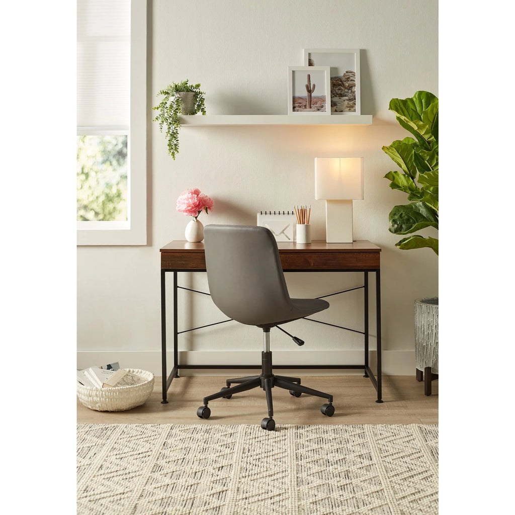 Brown Computer Desk J86831
