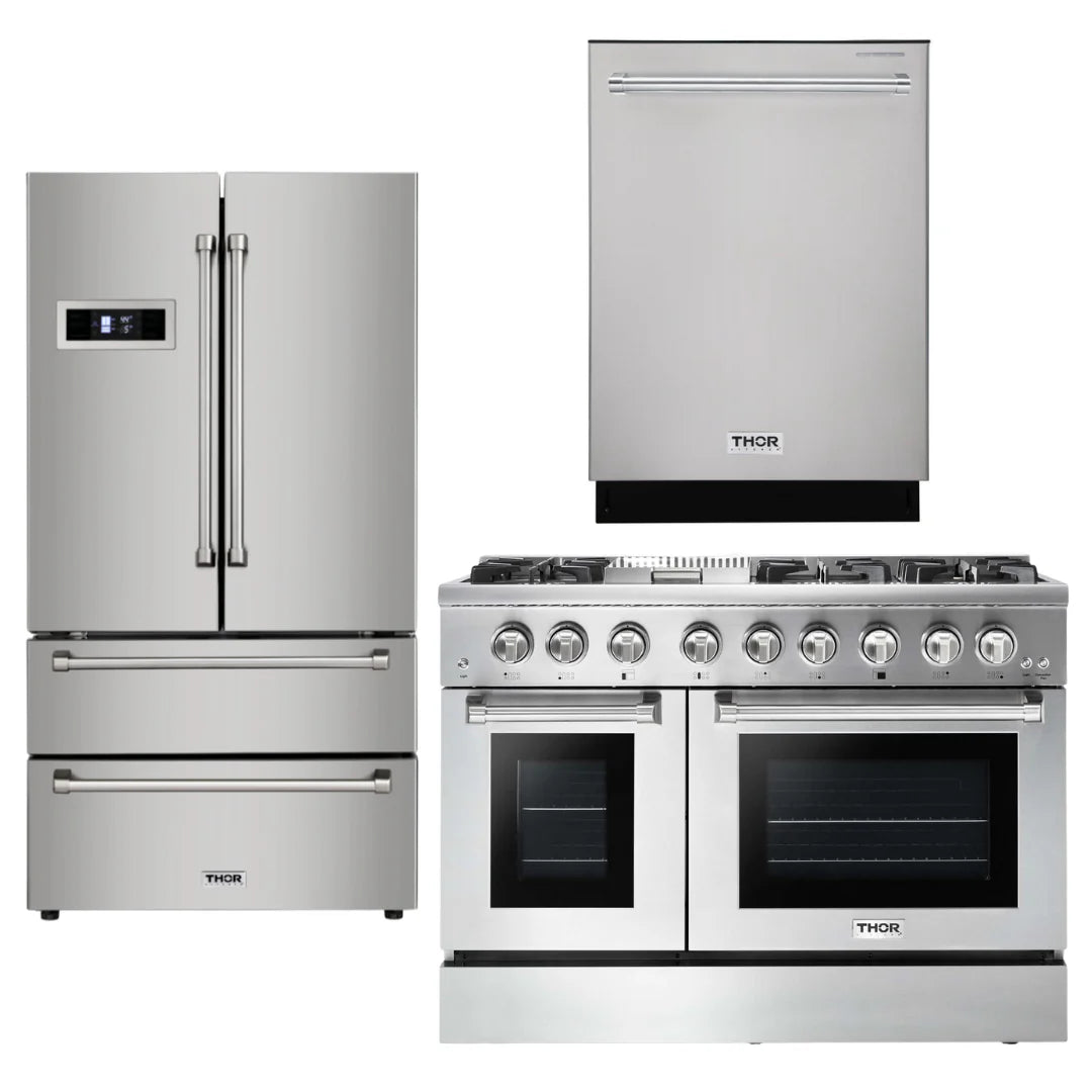 48 Dual Fuel Range, Refrigerator, Dishwasher W905961