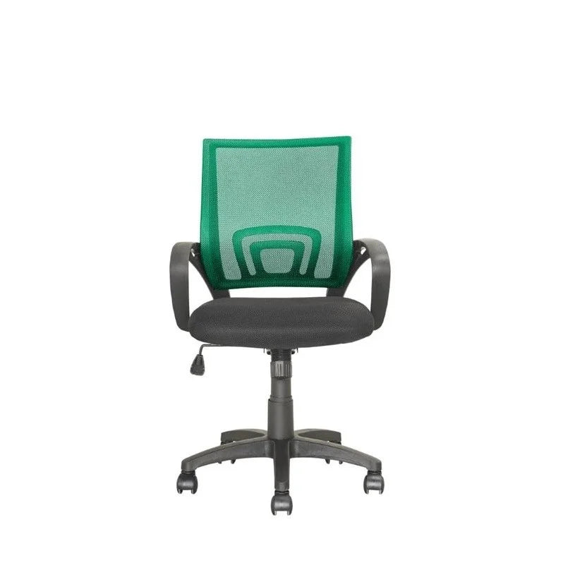Teal Blue Mesh Fabric Swivel Office Chair M617723