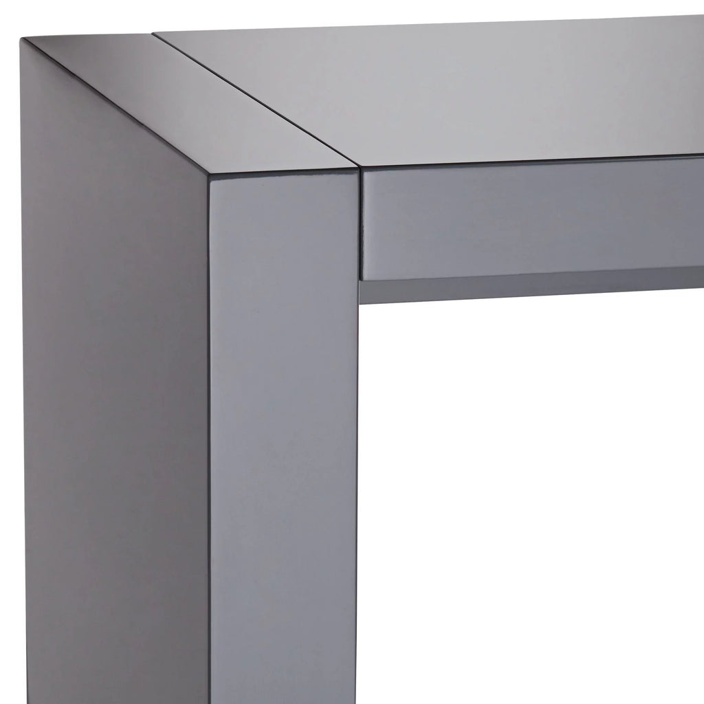 Gloss Gray Wood Rectangular Bar Table 60" x 18" U94511