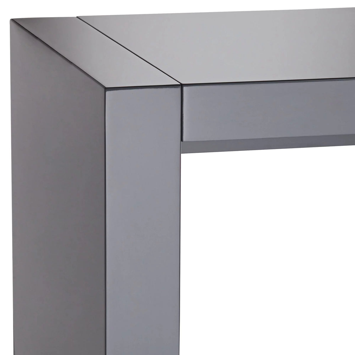 Gloss Gray Wood Rectangular Bar Table 60" x 18" U94511