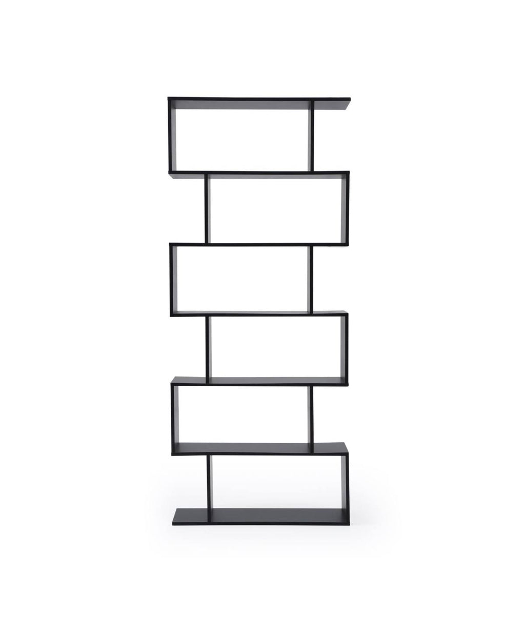 Black 6-Shelf Bookcase I6685