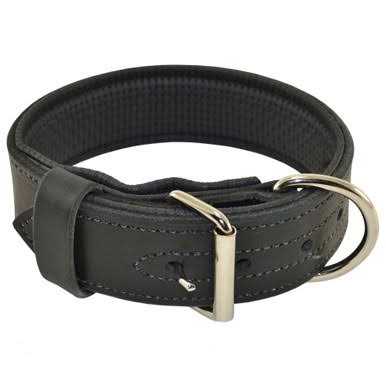 Padded Leather Collar E2628