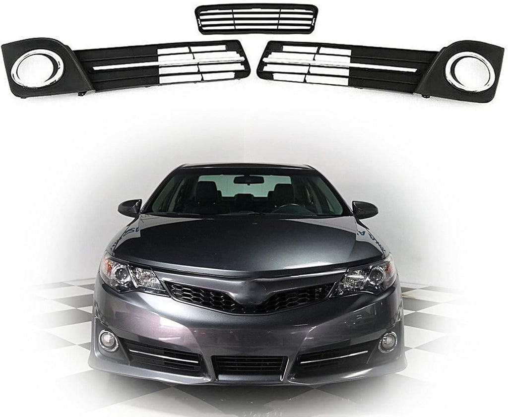 Fog Light Cover Grilles for 2012-2014 Toyota Camry SE (3-Pack) D1319