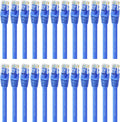 Cat 6 Ethernet Cable 5 ft (24-Pack) Blue C8302
