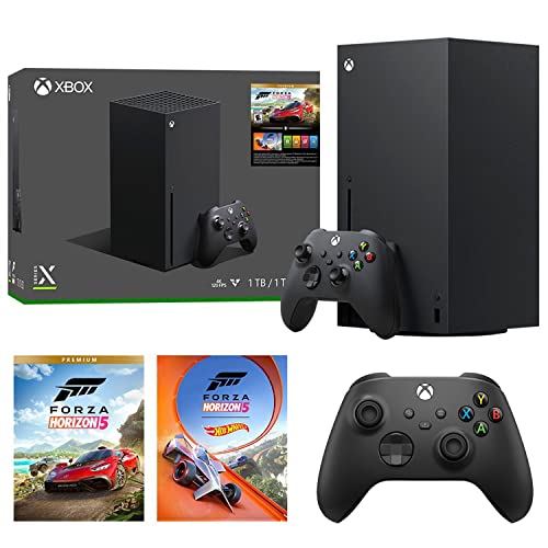 Carbon Black Xbox Series X 1TB SSD Bundle with Extra Wireless Controller Y54746
