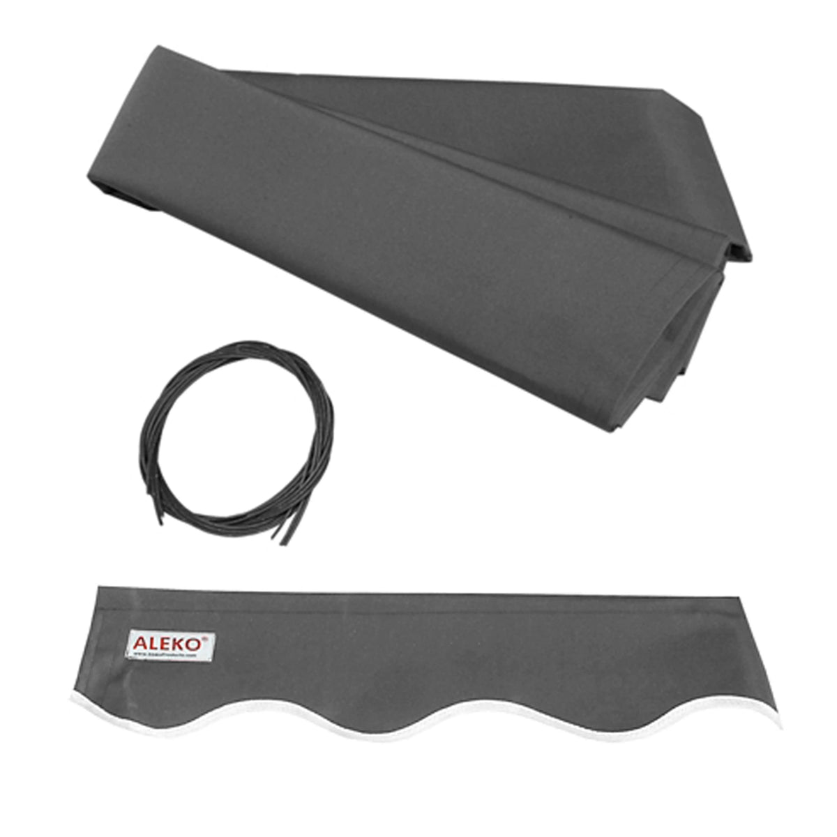 Retractable Patio 13' x 10' Awning Canopy, Gray F451