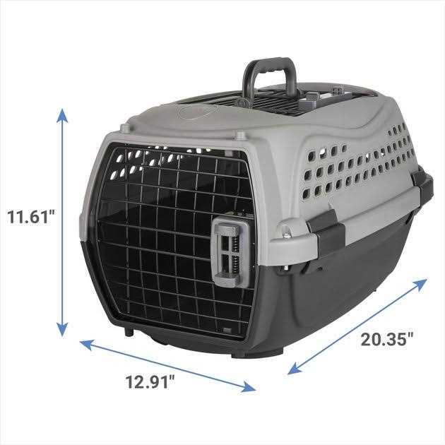 Two Door Plastic Dog & Cat Kennel D45859