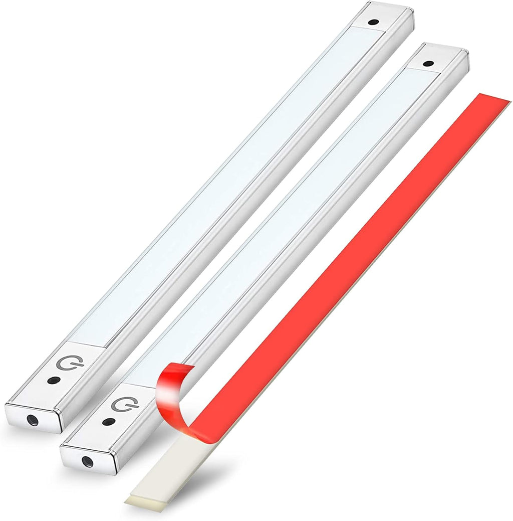 2-Pack 48” Under Cabinet LED Lighting 4000K with 12V Adapter and Sensor Switch U934042