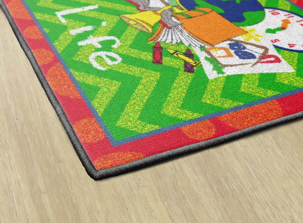 Green and Red 6 x 4 Carpet A487953