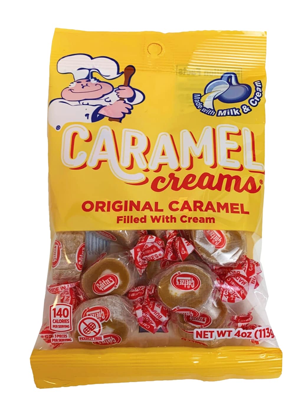 Caramel Creams, Cow Tales Minis, Peanut Free Candy O516744