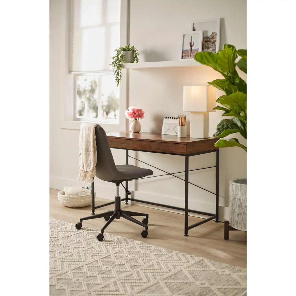 Brown Computer Desk J86831