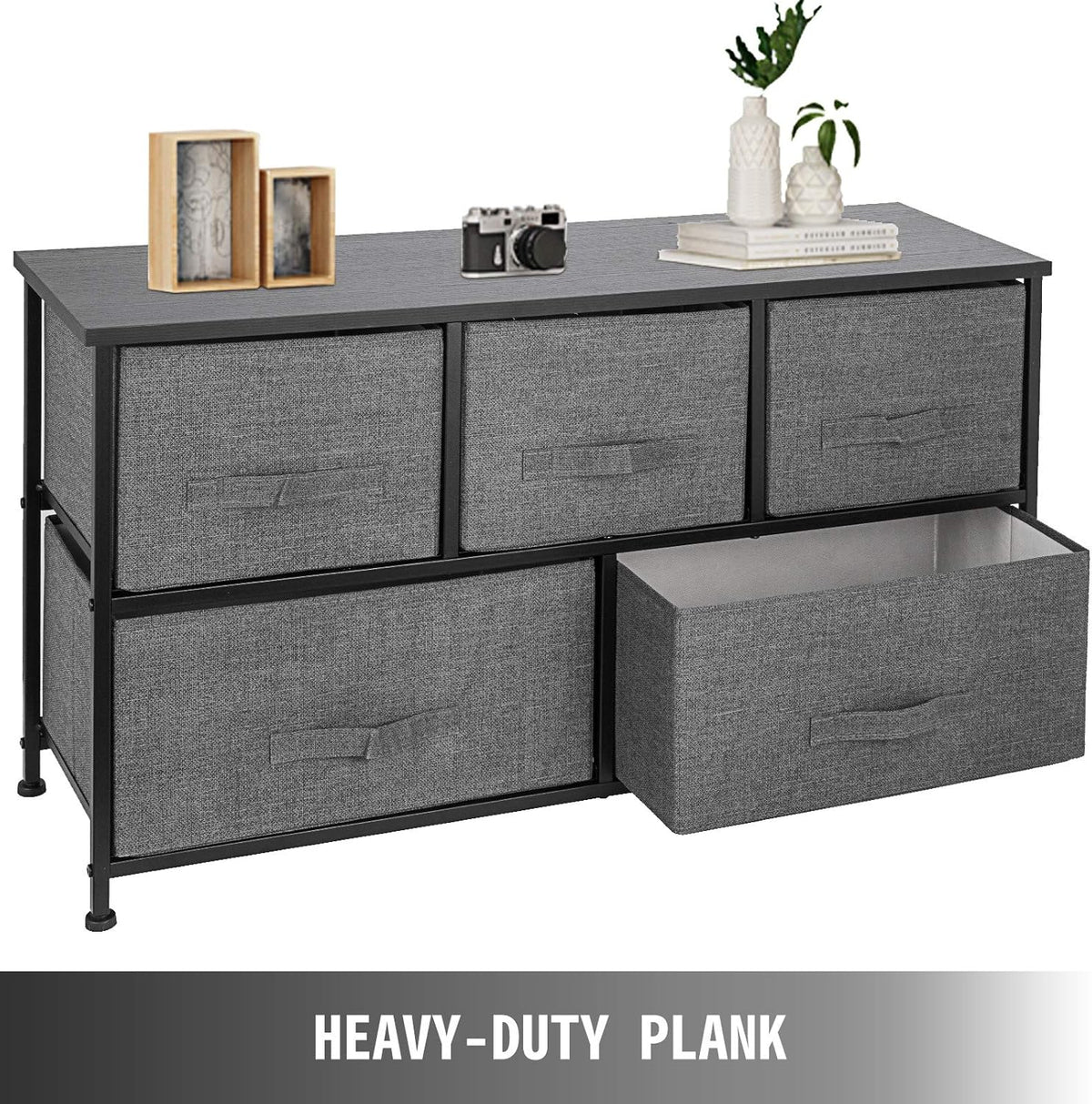 5 Drawer Steel Frame Fabric Storage Organizer R268