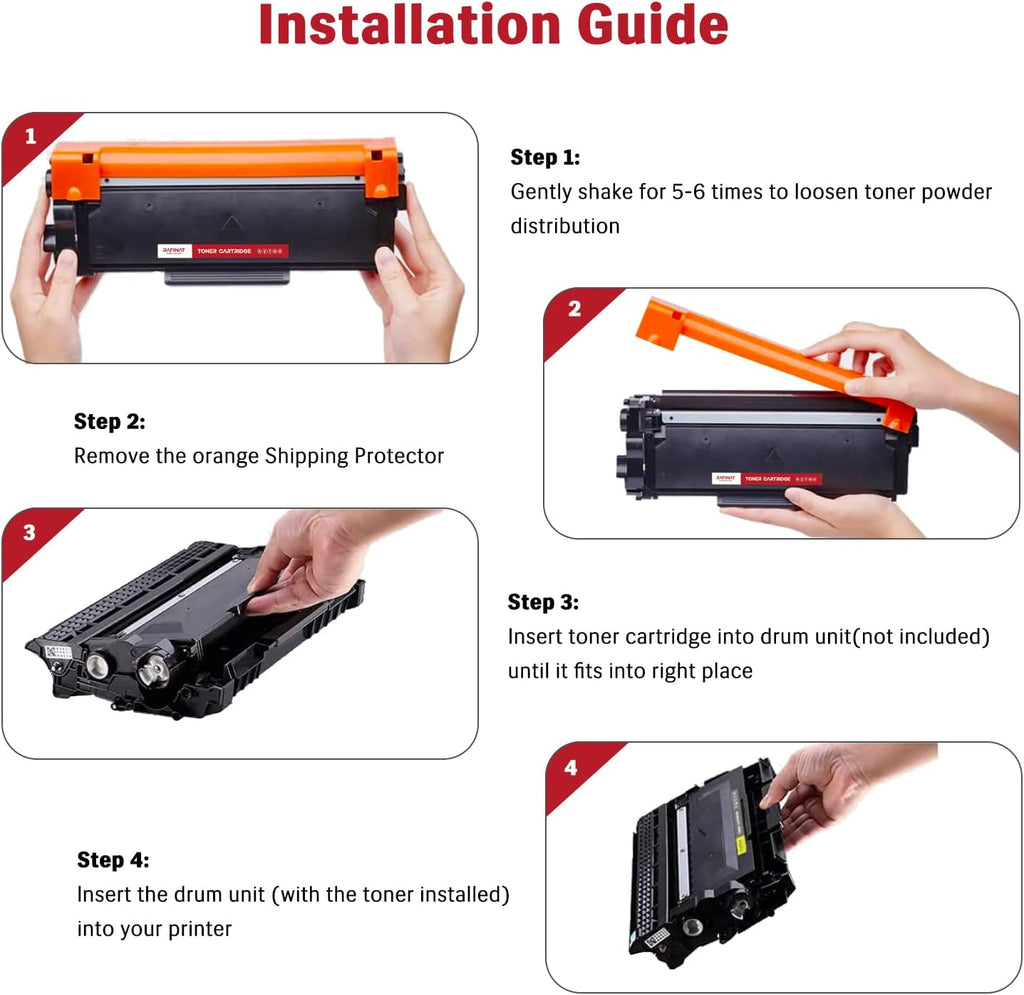 Black Toner Cartridge Replacement, 2 Pack I31825