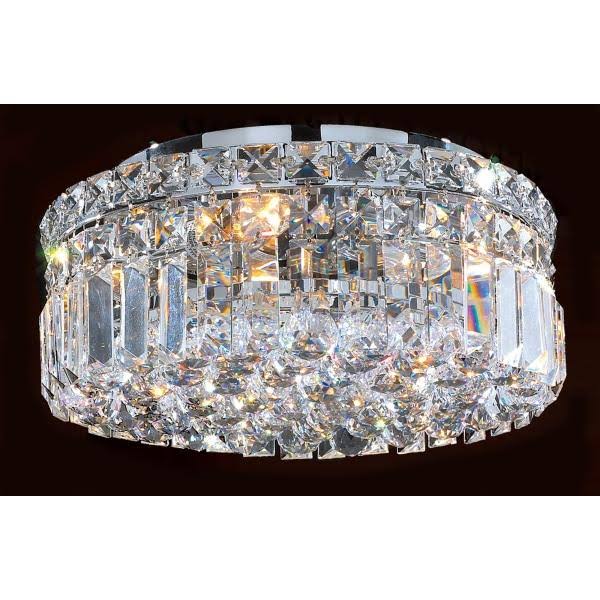4 Light 12x22 Flush Mount - Chrome K441381