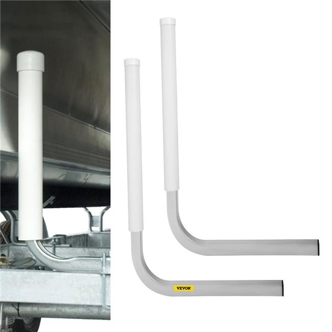 22 in. Steel Boat Trailer Guide-on with White PVC Tube Covers M7936