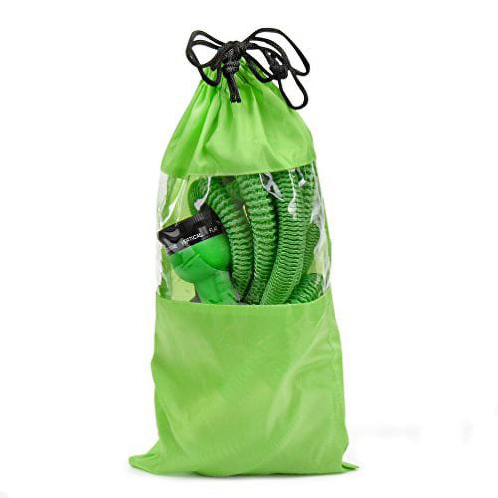 25 Feet Expandable Garden Hose with Brass End and 8 Function Spray Nozzle U61958