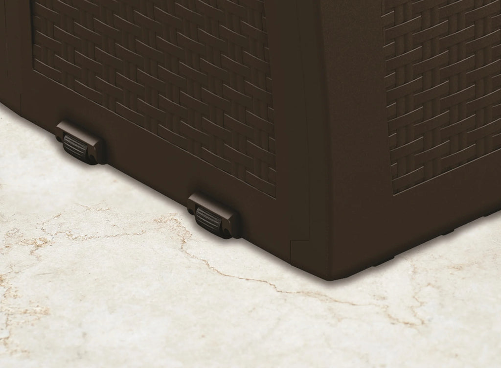 Brown Resin Outdoor Storage Deck Box G686611