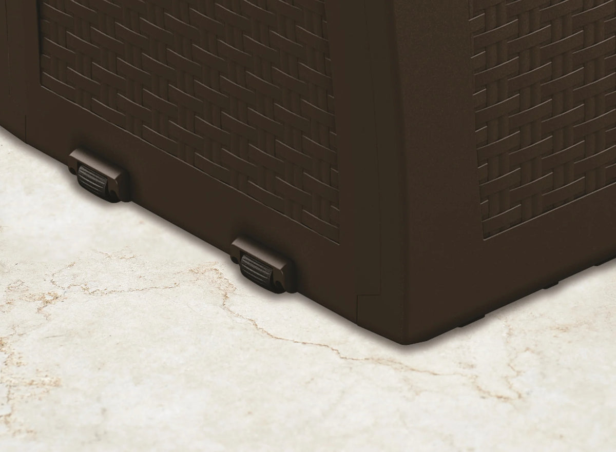 Brown Resin Outdoor Storage Deck Box G686611
