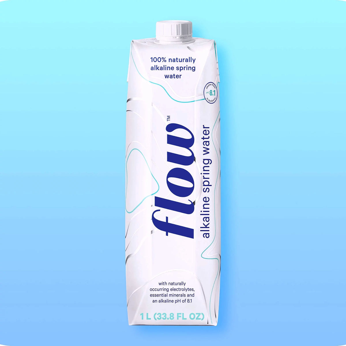100% Naturally Alkaline Spring Water, 33.8 fl oz, 6 count X958481