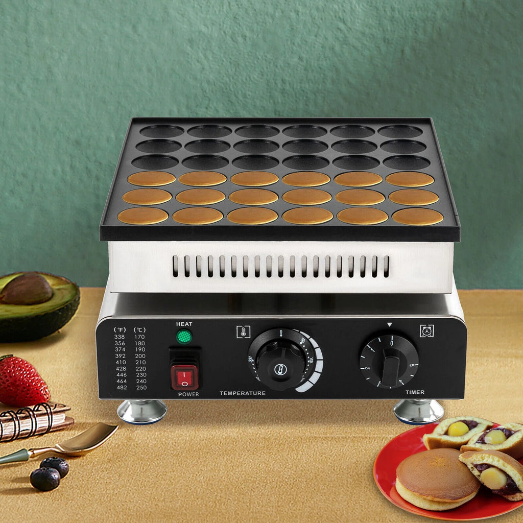 36 Holes Nonstick Electric Pancake Maker 900W 110V F273