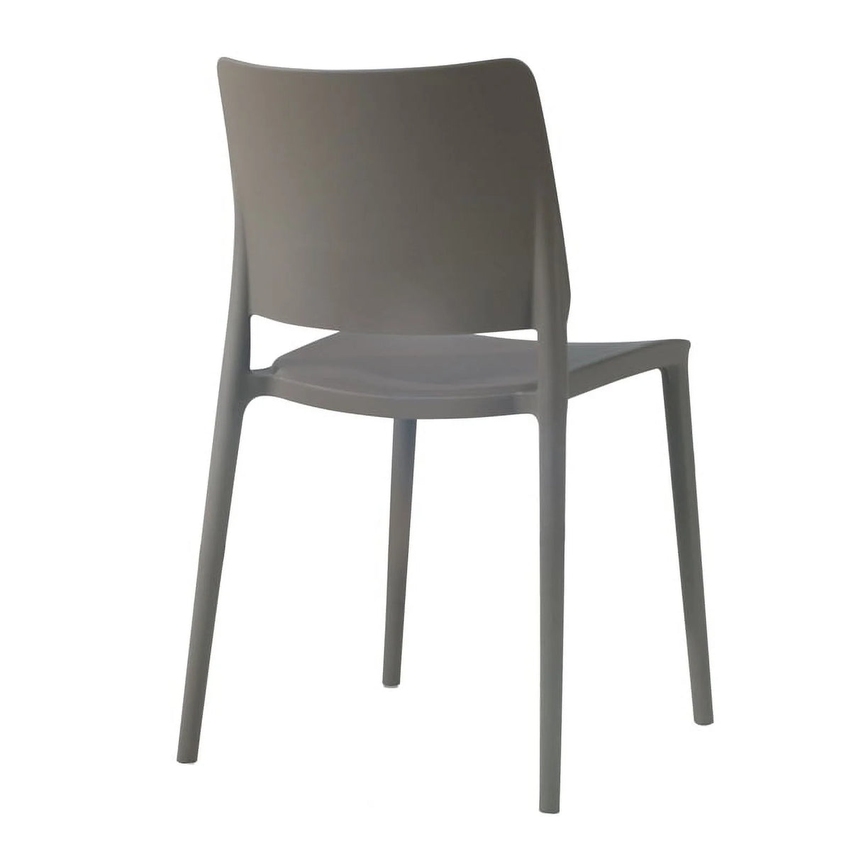 Taupe Resin Patio Dining Chair Set of 2 K24997