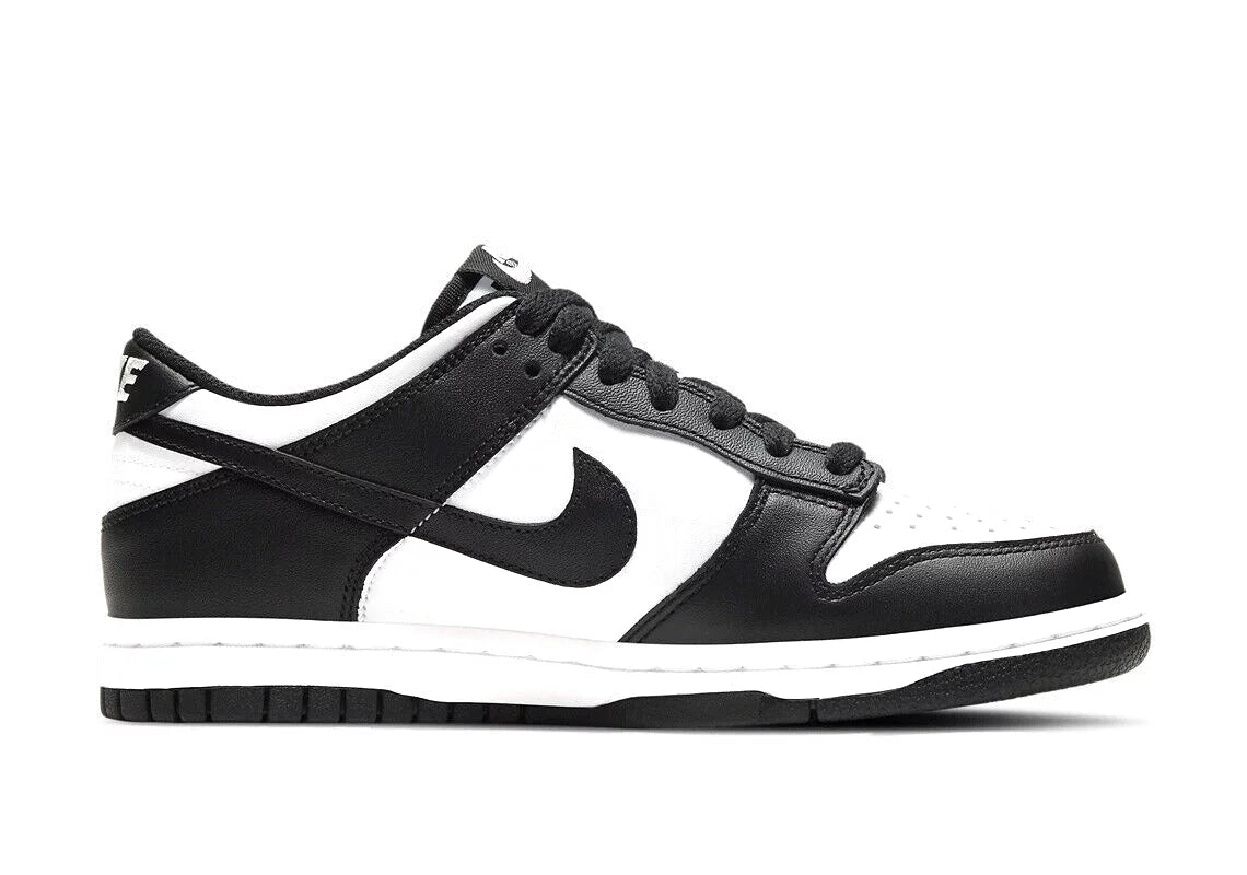 White Black Leather Sneaker Shoes I879449