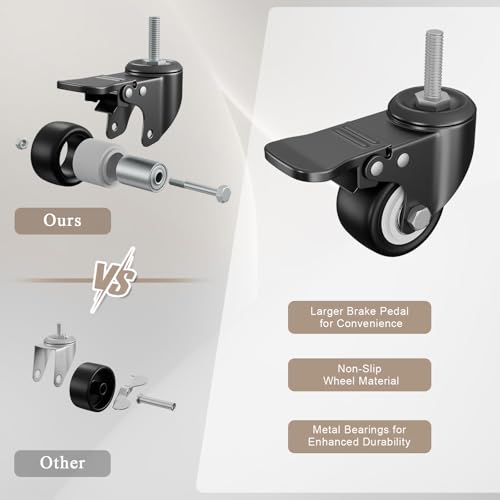 4-Tier Dumbbell Rack with Wheels and Hooks G90781
