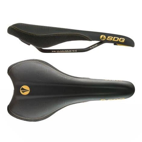 Black / Gold Rail Saddle G45036