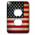 Vintage America US Flag 2 Plug Outlet Cover P293866