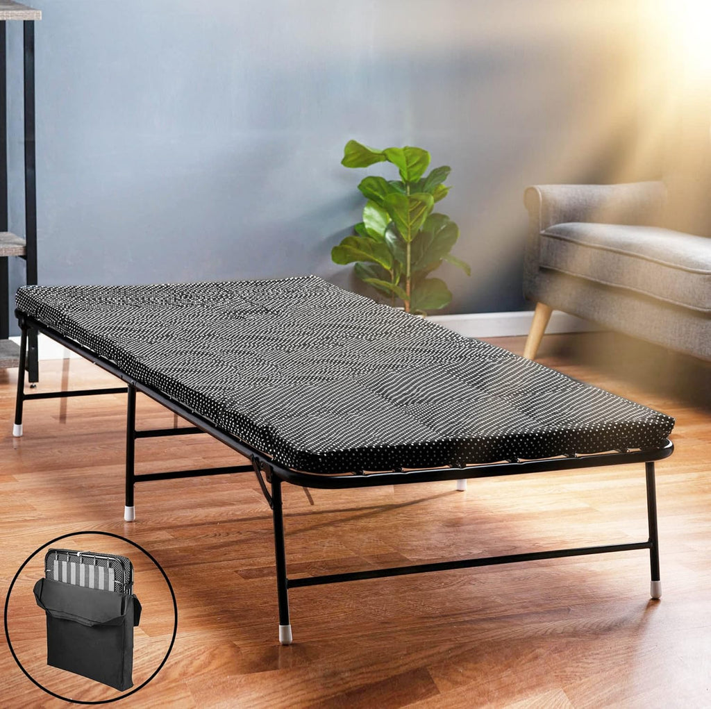 Folding Bed with Memory Foam Mattress and Carrying Bag Z816