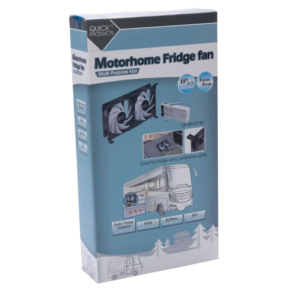 RV Refrigerator Vent Cooling Fan 90mm O891