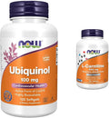 Ubiquinol 100 mg 120 Softgels & L-Carnitine 1,000 mg 100 Tablets Z129