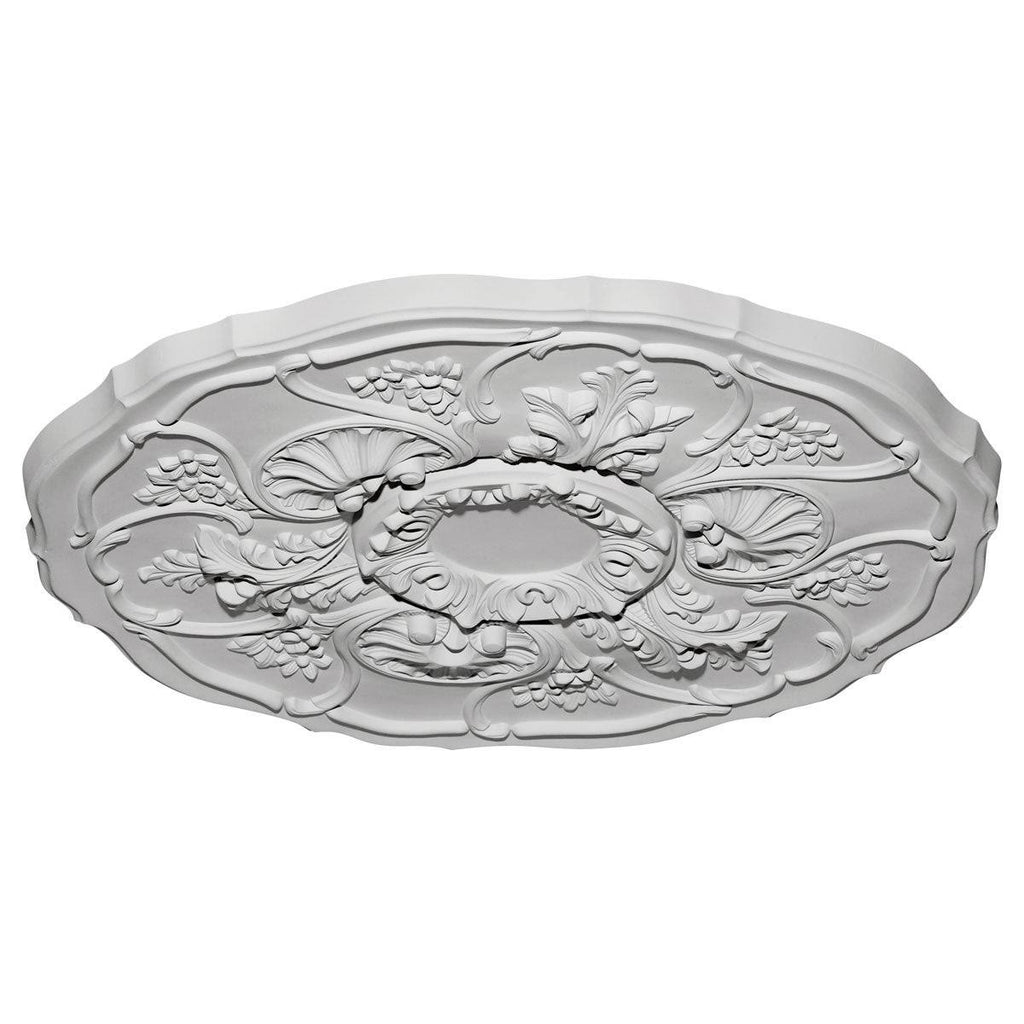 22 1/2x22OD x 1 1/2x22P Ceiling Medallion Hand-Painted Gobi Desert Crackle O204