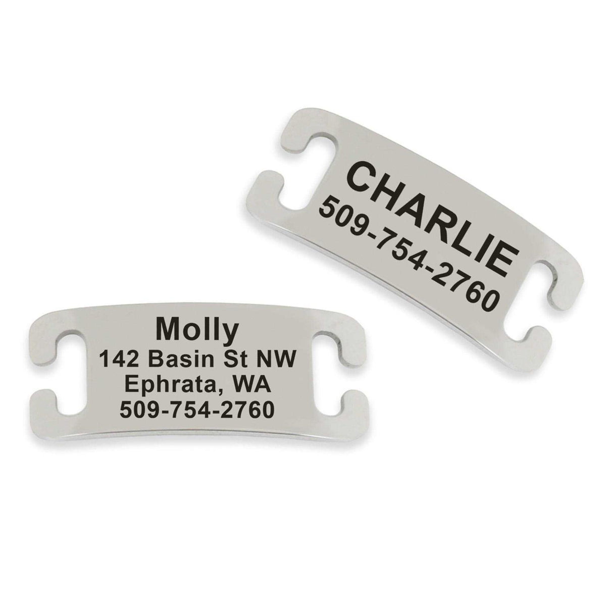 Stainless Steel Slide-On Dog & Cat Tag U98142