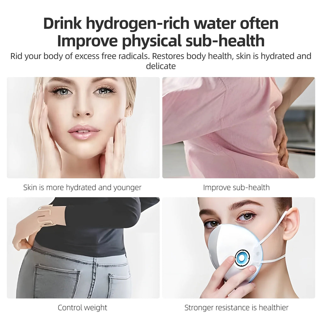 Hydrogen Water Generator Bottle with SPE PEM Technology Q9184