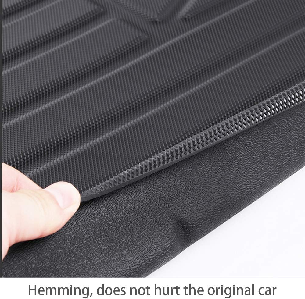 Black Rubber Rear Cargo Liner for 2021 2022 Toyota Sienna, Pack of 2 G53236