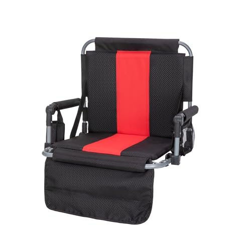 Folding Stadium Seat with Cup Holder and Cushion U70892