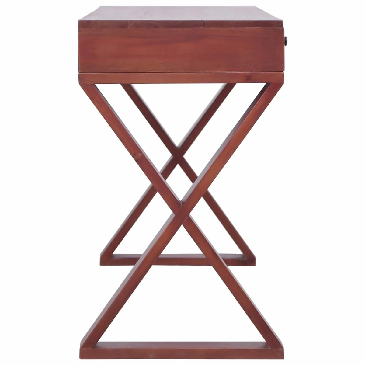 Brown Wood Computer Desk with 3 Drawers C4850