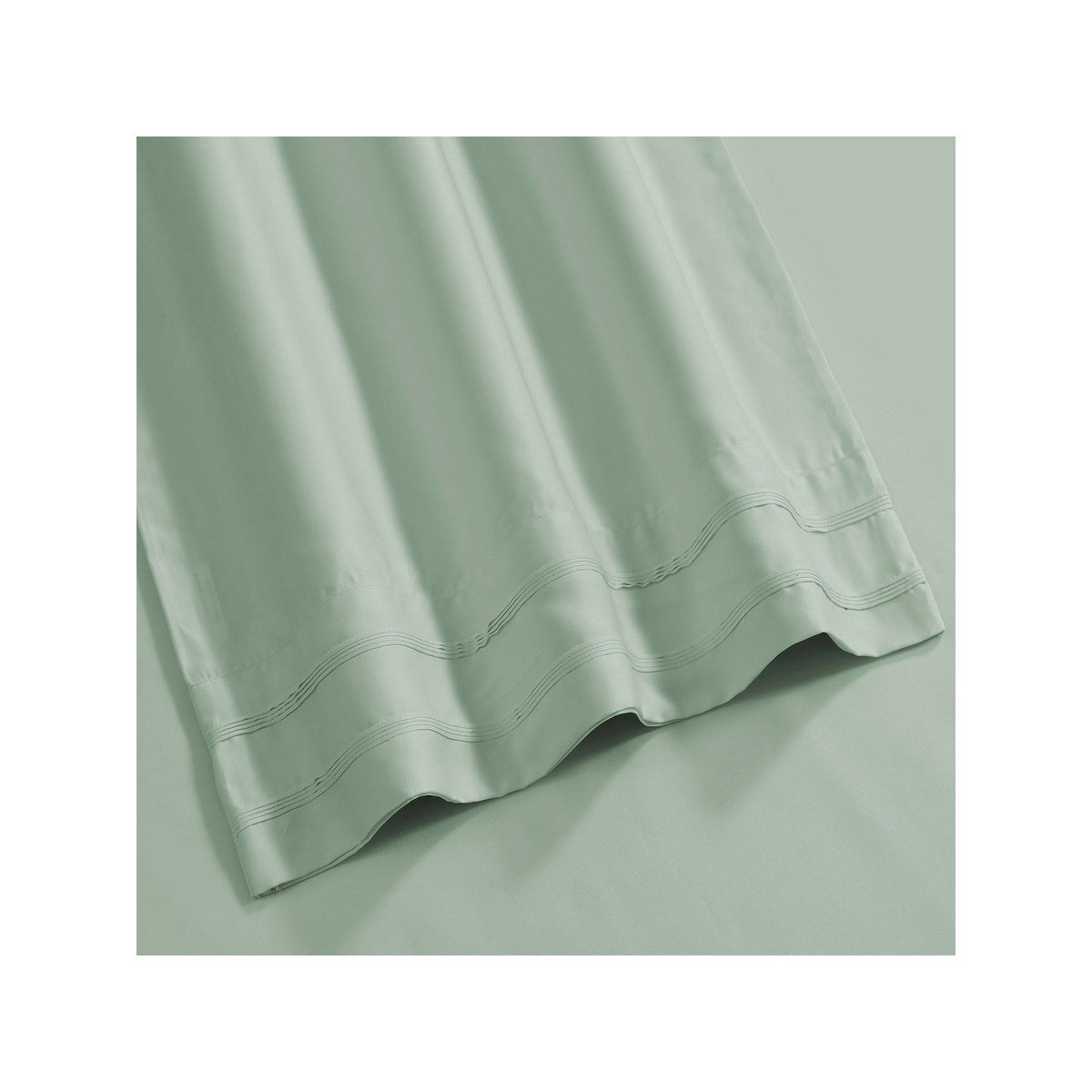 Queen Sage Green Rayon from Bamboo Deep Pocket Bed Sheet Set A214