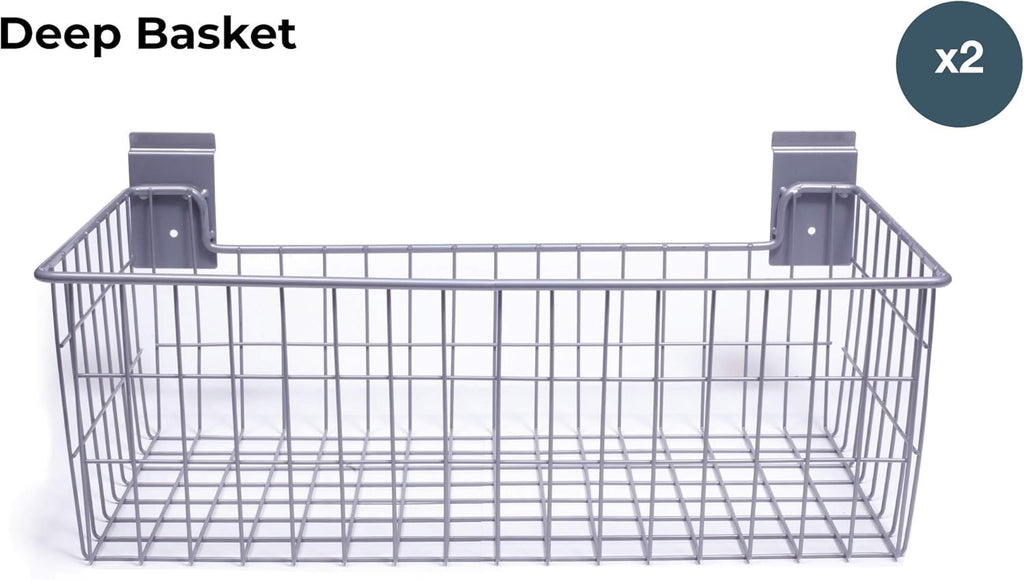 24" x 12" Deep Wire Basket 2 Pack D933
