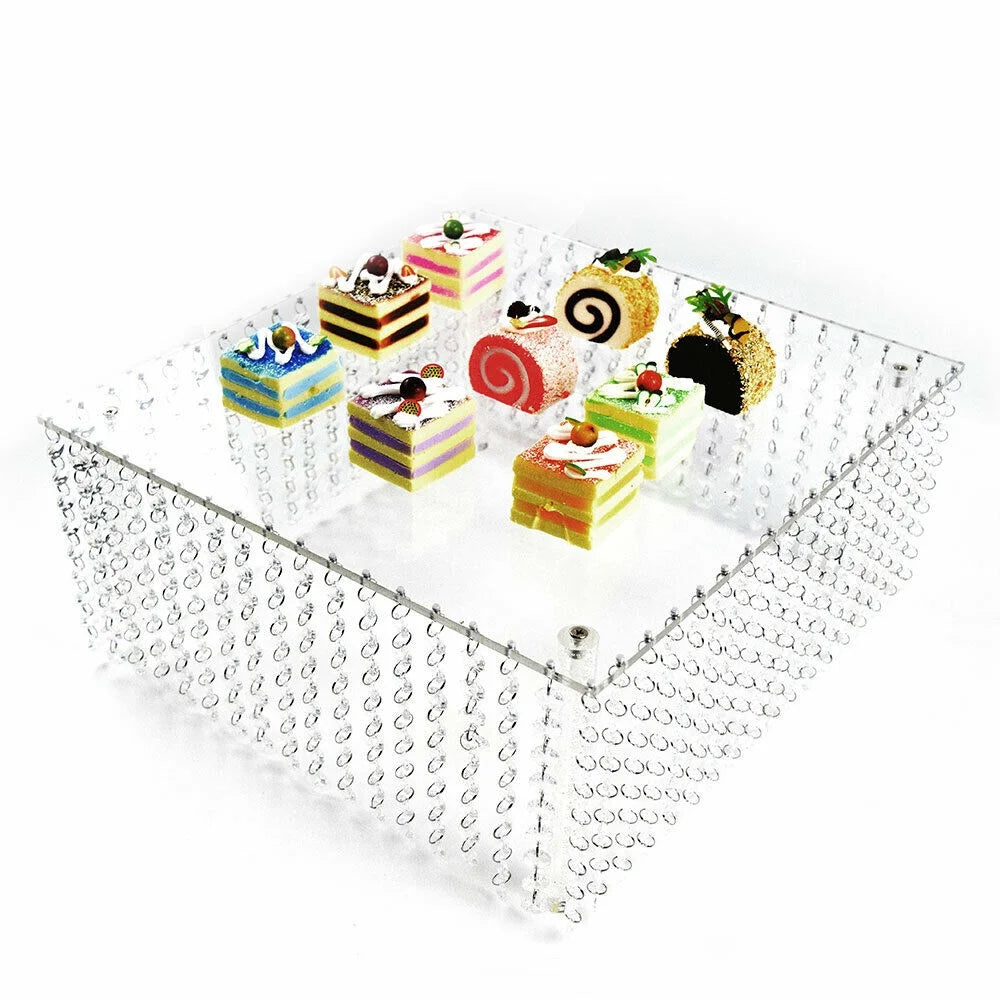 Set of 3 Clear Acrylic Cake Stands G162342