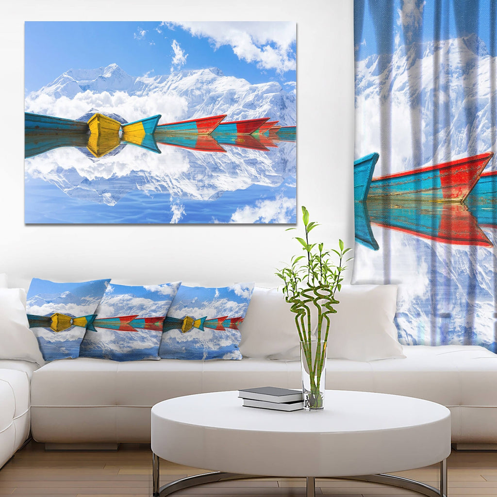 Boat Canvas Artwork Print 40 in. Wide x 30 in. High B8397