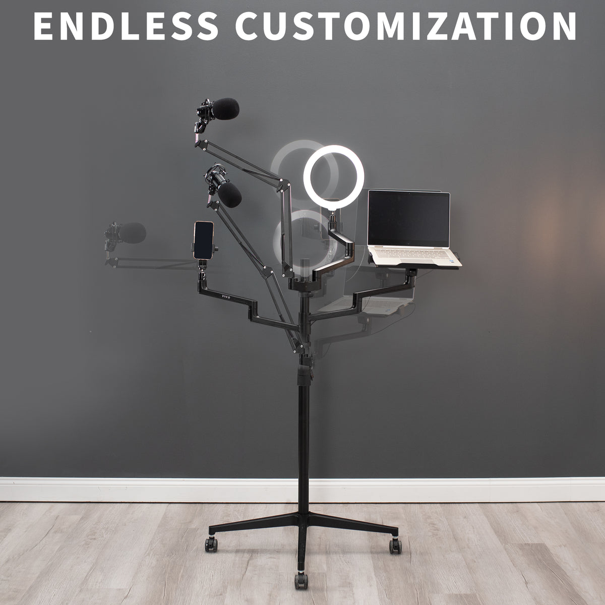 All-In-One Studio Live Stream Mobile Floor Stand P52888