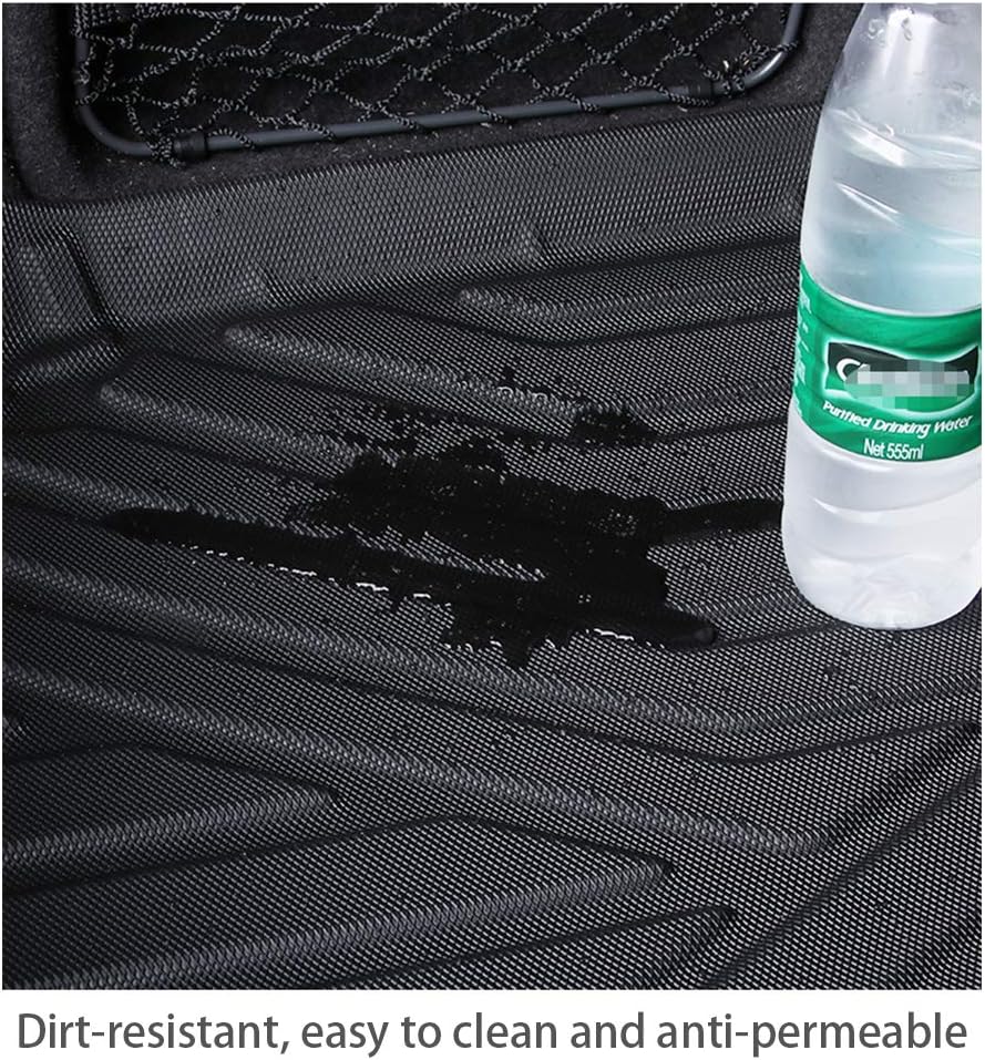 Black Rubber Rear Cargo Liner for 2021 2022 Toyota Sienna, Pack of 2 G53236
